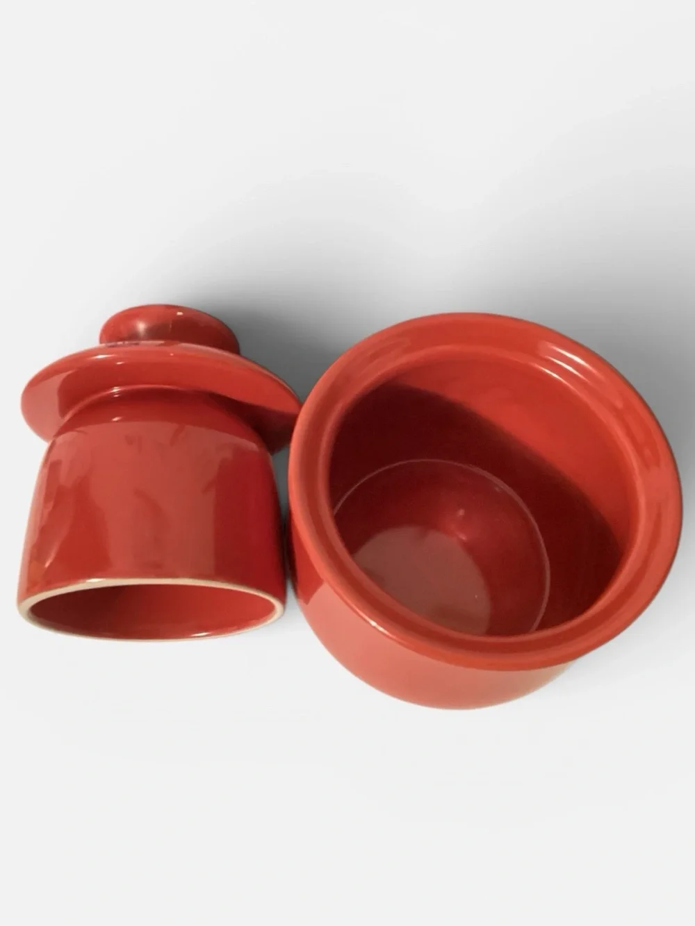 French Butter Crock Style Ceramic • Traditional Water-Seal Butter Keeper
